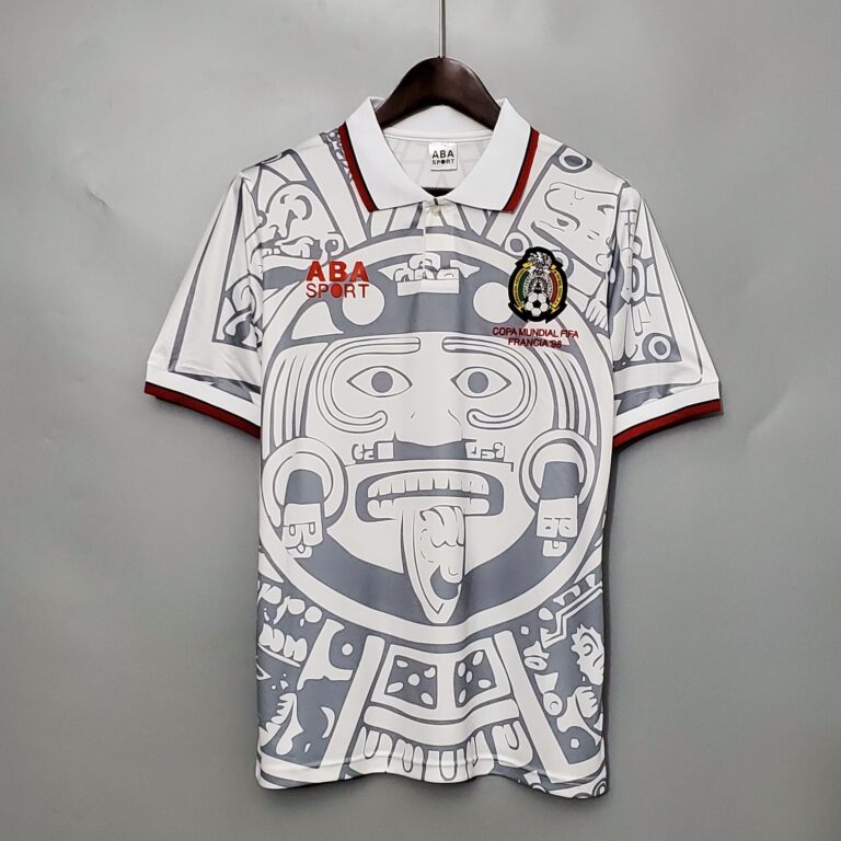 T-shirt Vintage Mexique Coupe Du Monde 98 - Abba Sport N°15 HERNANDEZ Taille L