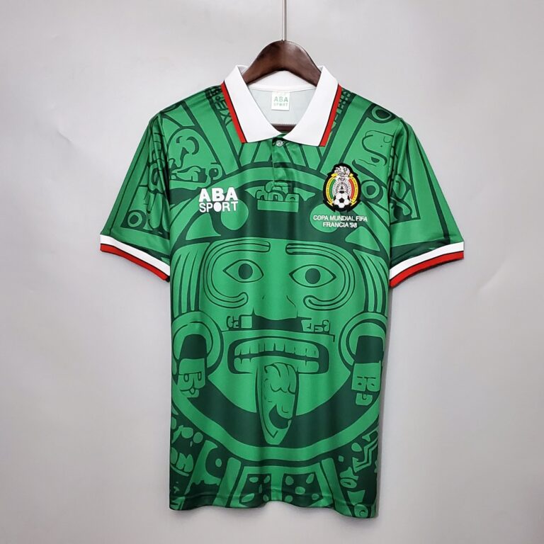 Maillot Extérieur Mexique 1998 ABA Sport - Vintage, Taille L, Blanc