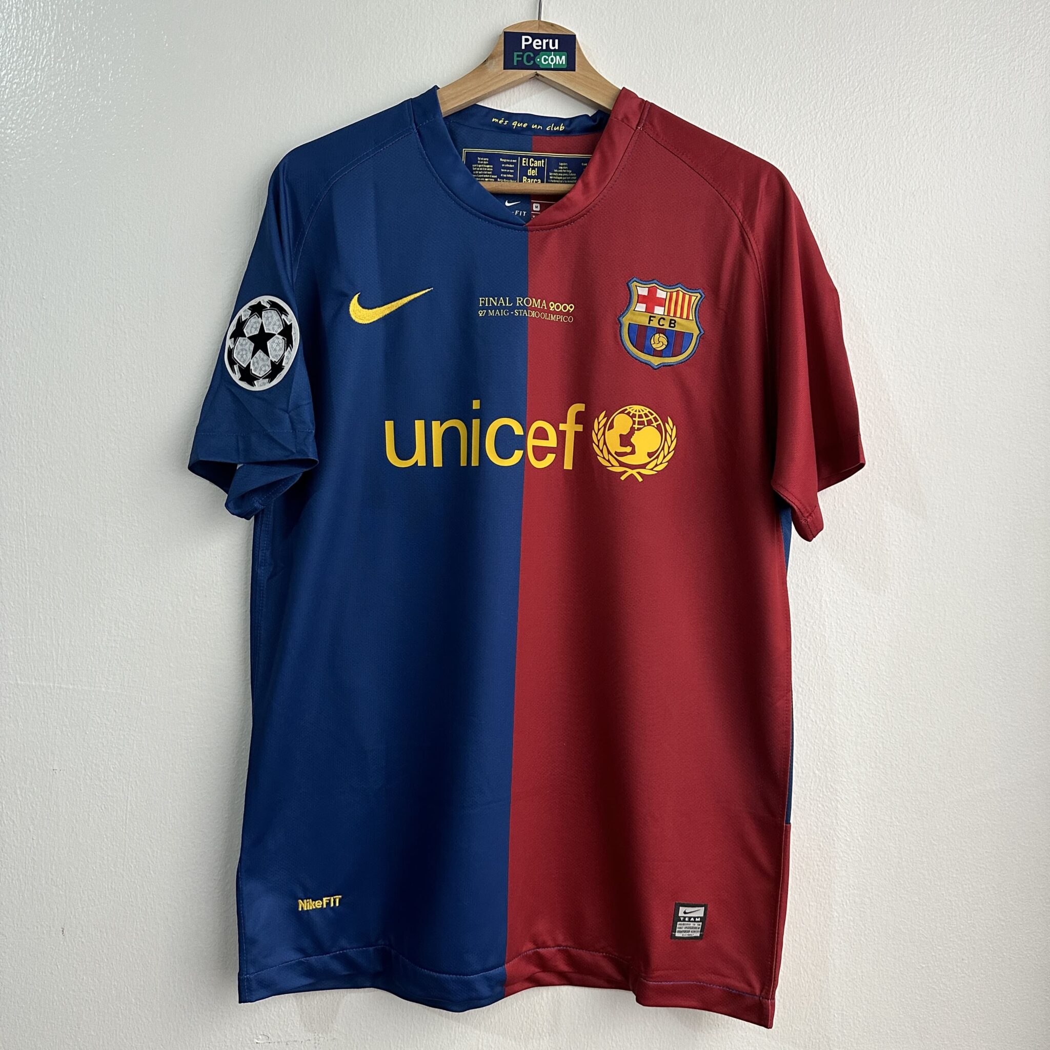 Camiseta Barcelona 2009 final UCL | Nike - Peru FC