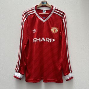 camiseta retro manga larga manchester united
