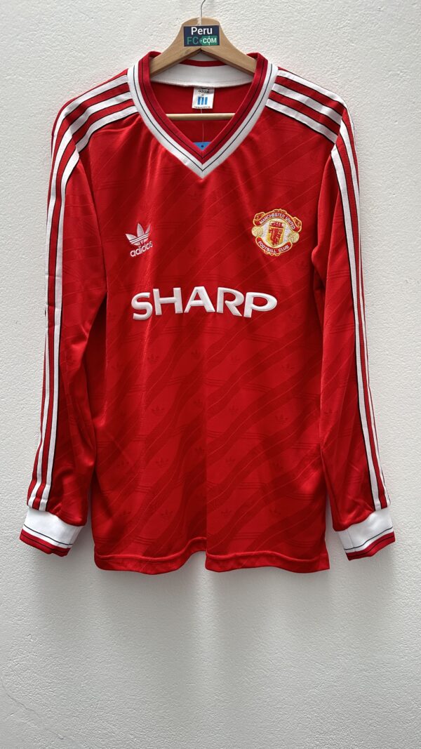 camiseta retro manga larga manchester united