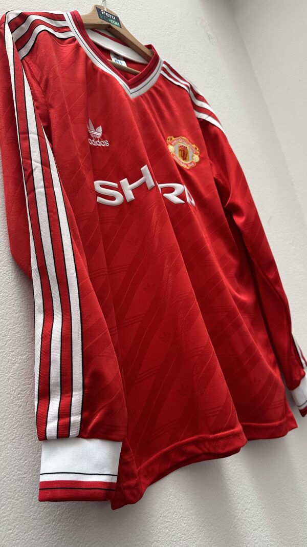 camiseta retro manga larga manchester united