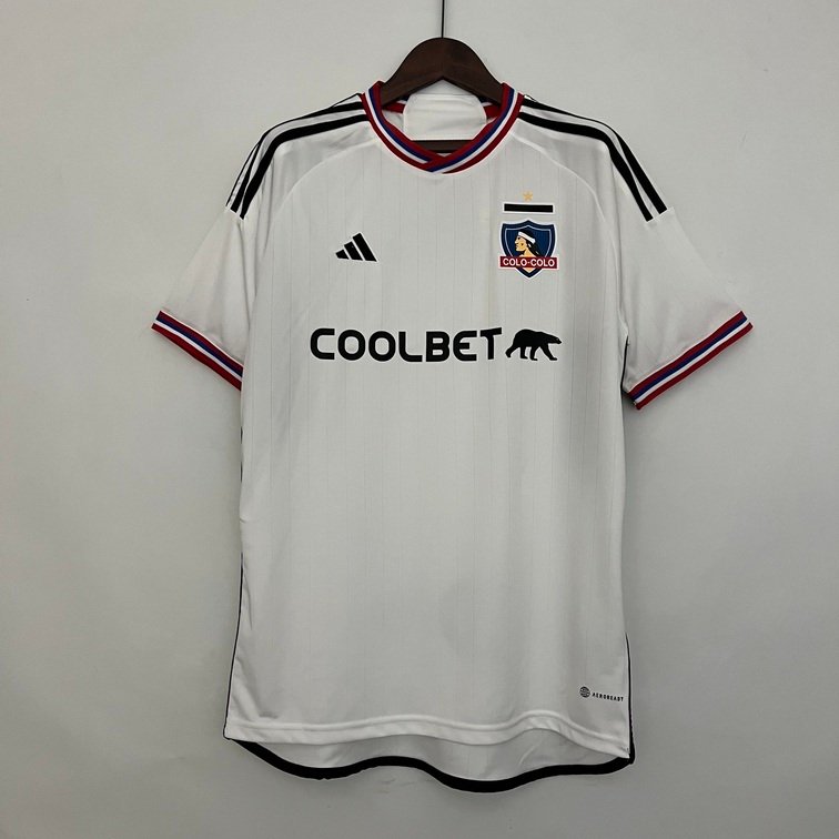 Colo Colo Soccer T-Shirt – White Blanco Football Tee, Unisex, Vintage Style, Ideal Gift