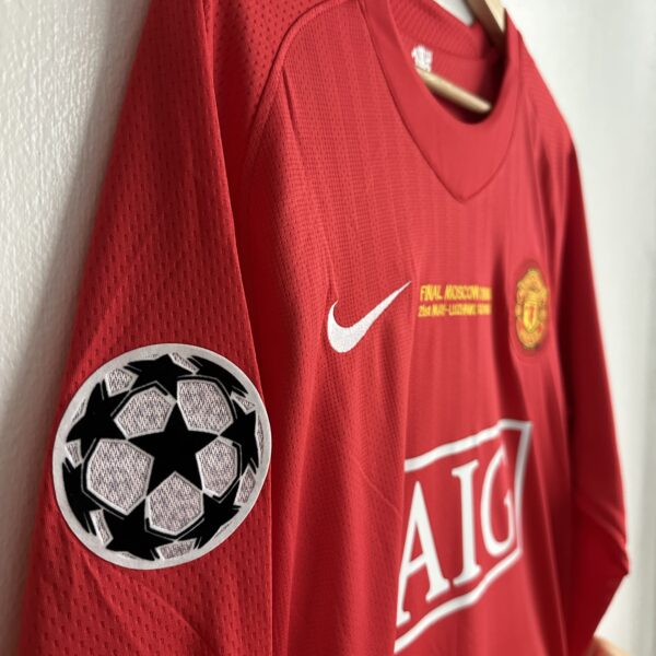 parche camiseta manchester united 2008
